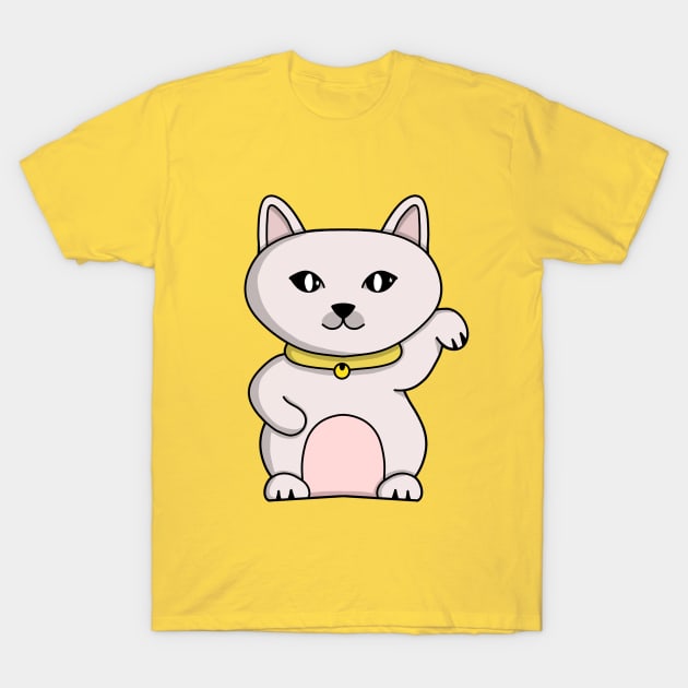 Magic Lucky Cat T-Shirt by DiegoCarvalho